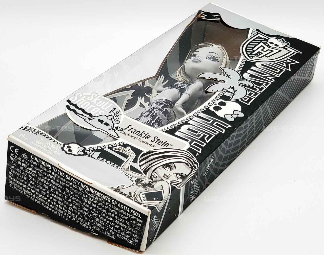 Monster High Skull Shores Black and White Frankie Stein Doll 2011
