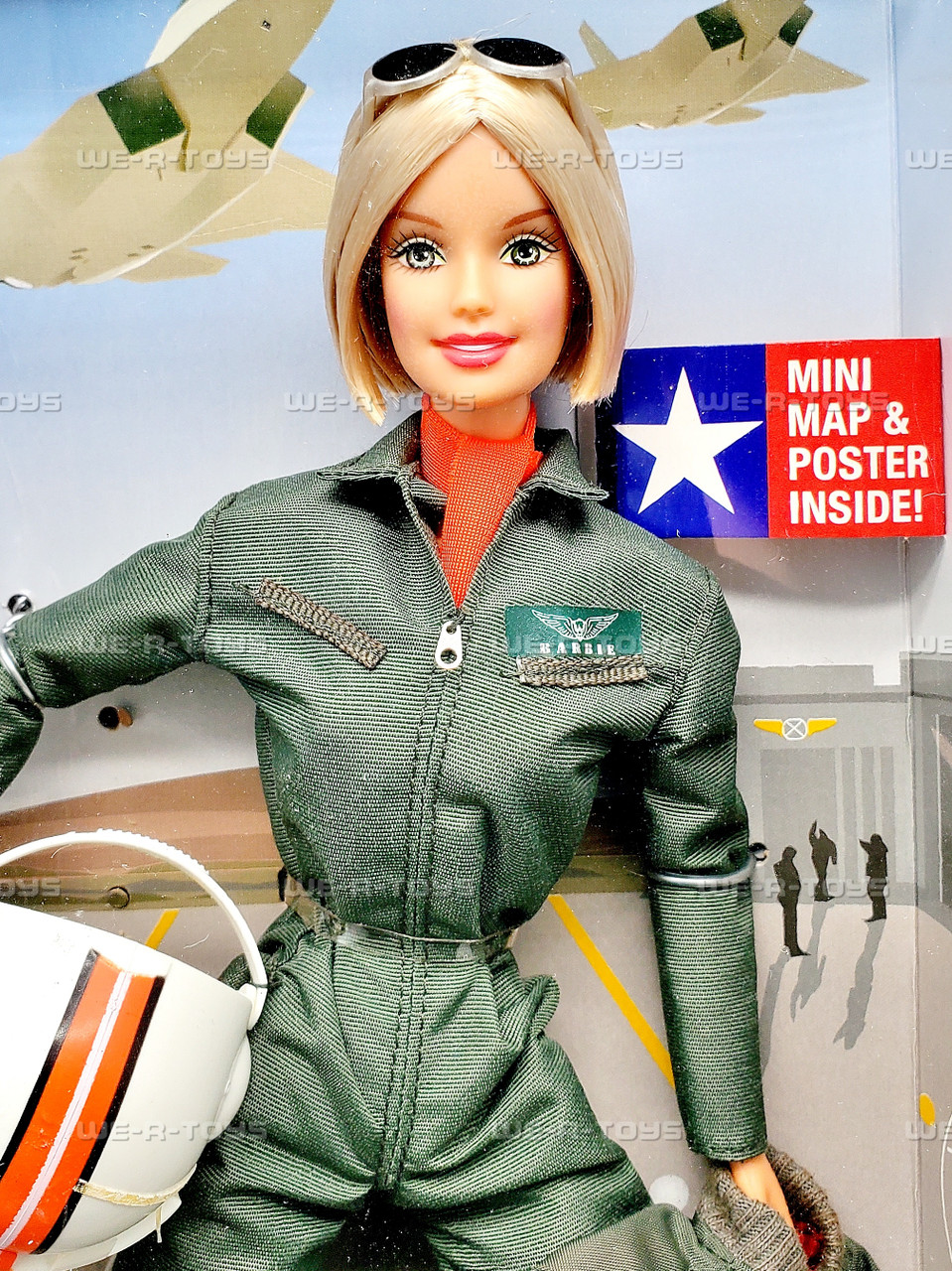 Vintage 2001 Barbie Doll Aviator AAFES Special Edition In