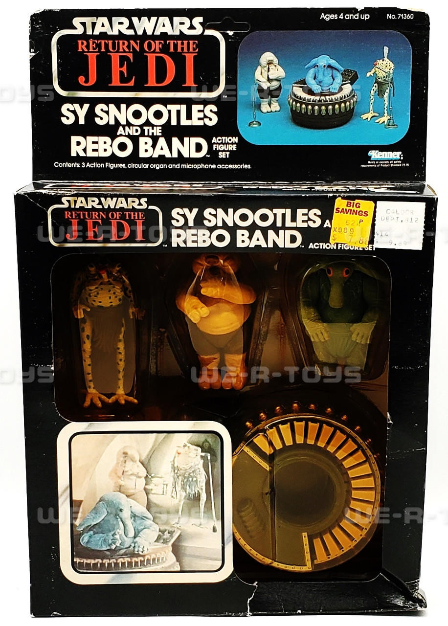 Kenner Star Wars ROTJ 77 Back Sy Snootles & Rebo Band AFA 75 Y-EX