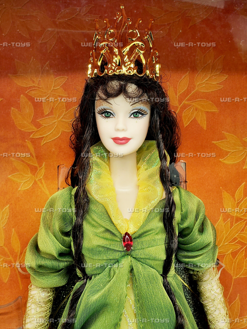 Barbie Legends of Ireland Faerie Queen Brunette Doll 2004 Platinum