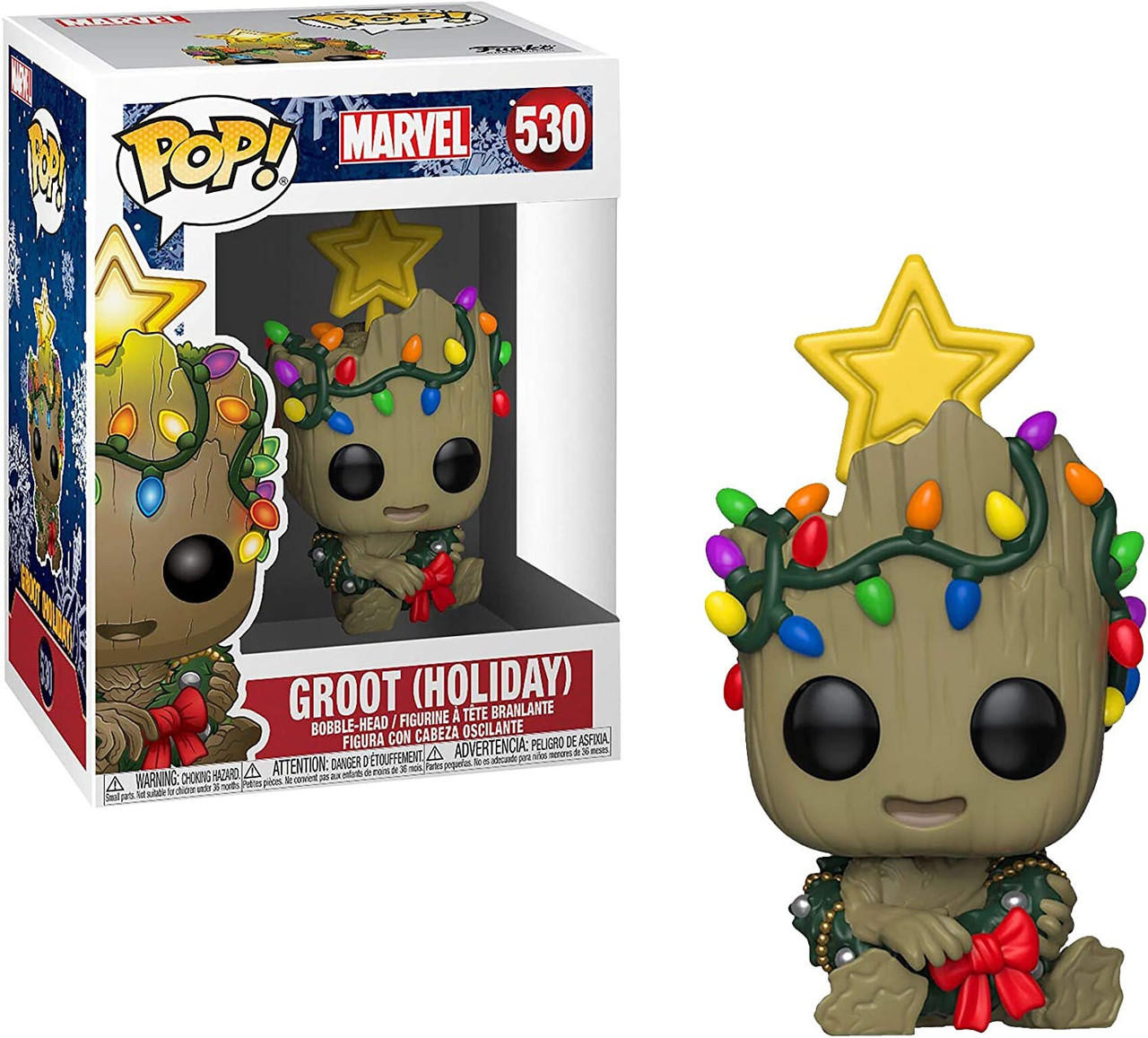 Neuf Poinçon 2022 Funko Pop! Marvel Groot Noël Ornement