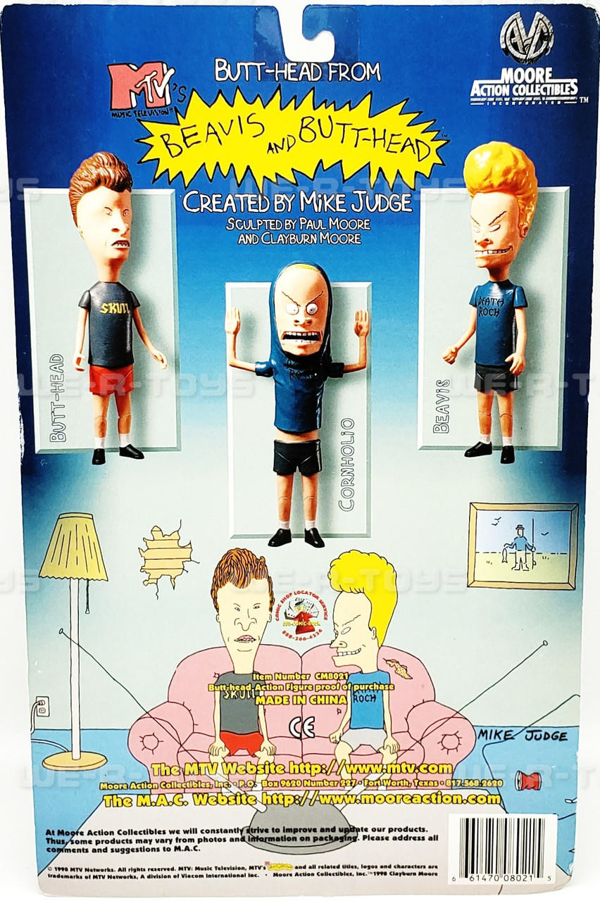 MTV's Butt-Head from Beavis and Butt-Head Figure With Voice