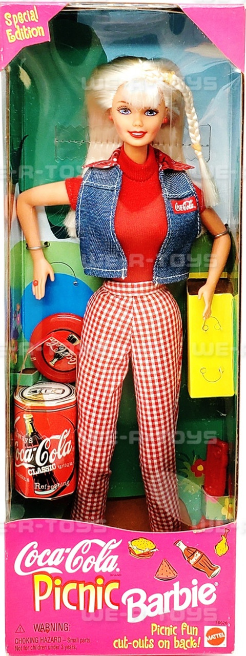 Coca Cola Picnic Barbie Doll Special Edition 1997 Mattel #19626