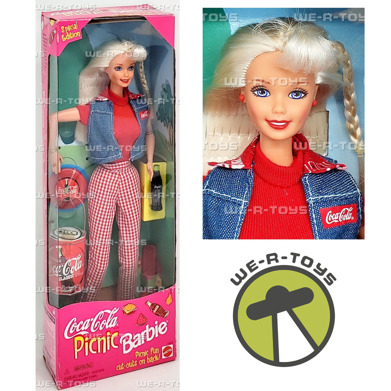 Coca Cola Picnic Barbie Doll Special Edition 1997 Mattel #19626 NRFB