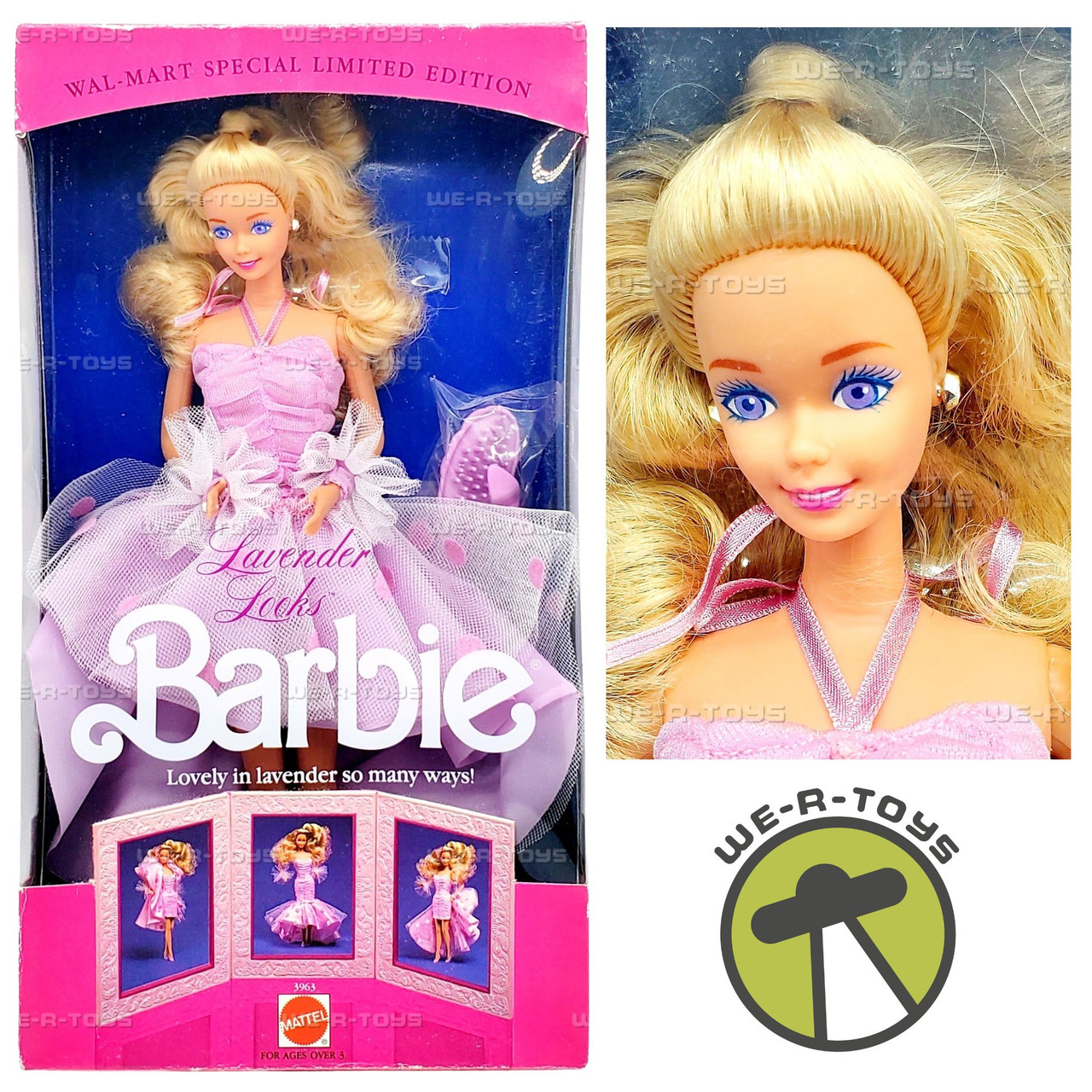 Lavender Looks Wal-Mart Special Limited Edition Barbie Doll 1989