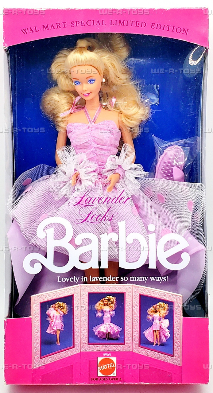 Lavender Looks Wal-Mart Special Limited Edition Barbie Doll 1989