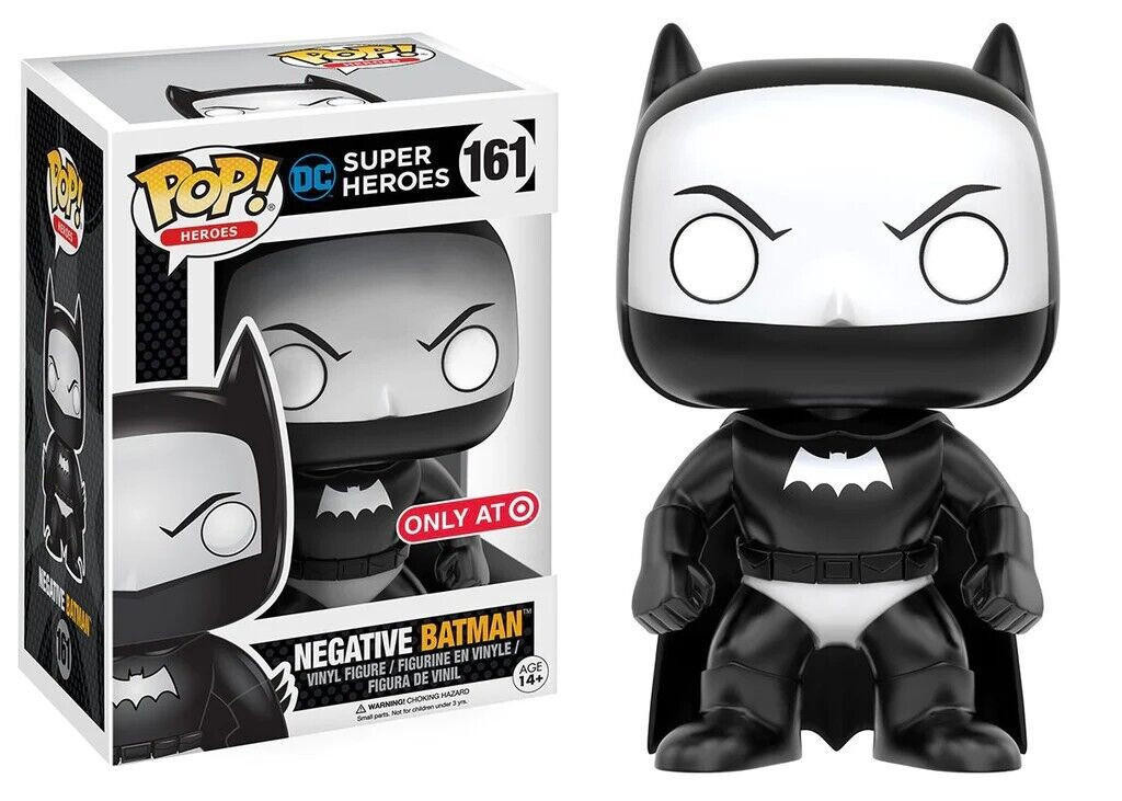Funko Pop! DC Super Heroes 161 Negative Batman Vinyl Figure Target