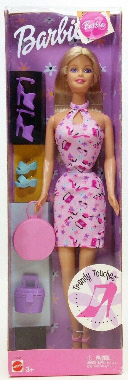 2003 Mattel Trendy Touches Barbie Doll No. C1846 NRFB