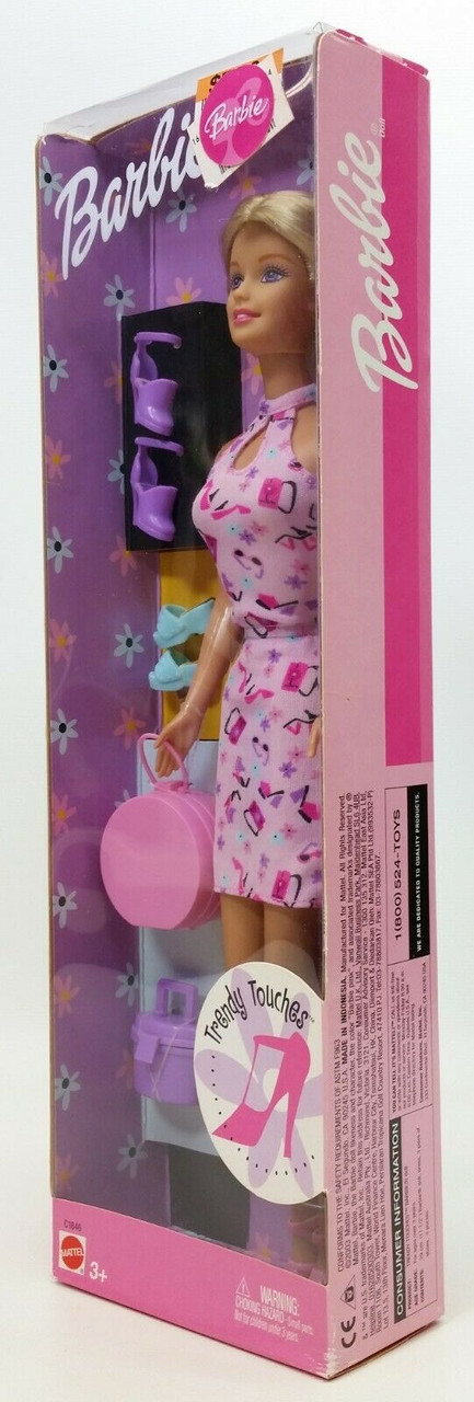 2003 Mattel Trendy Touches Barbie Doll No. C1846 NRFB