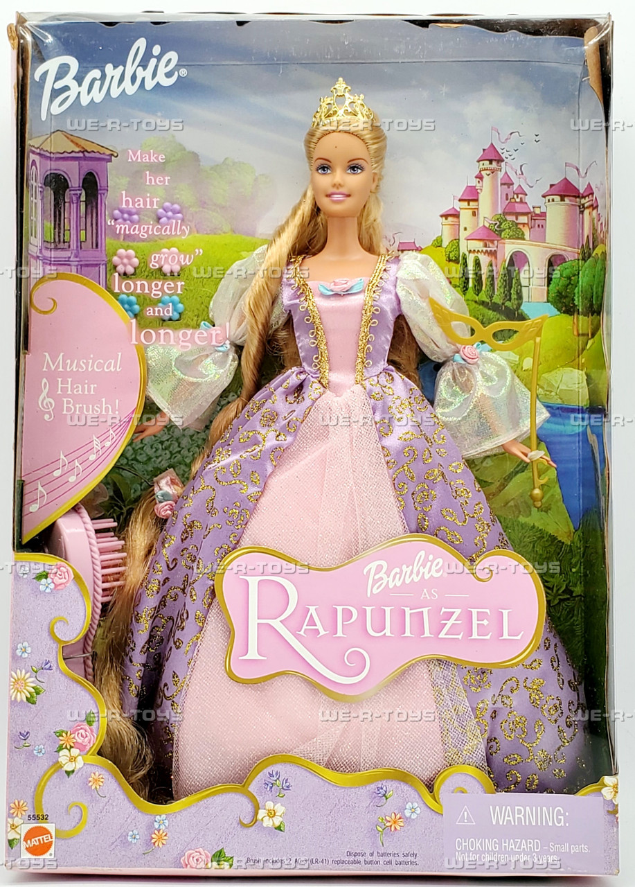 Barbie as Rapunzel Doll 2001 Mattel 555321