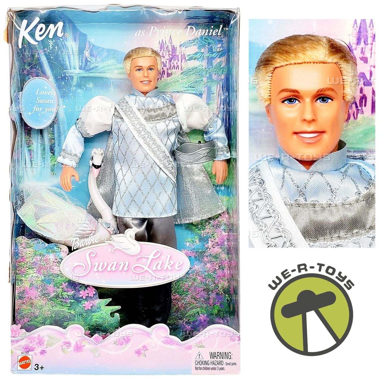 ★☆Swan Lake・Barbie・Ken・バービー・ケン☆★ Ken as Prince Daniel Barbie of Swan Lake Doll with Swan 2003