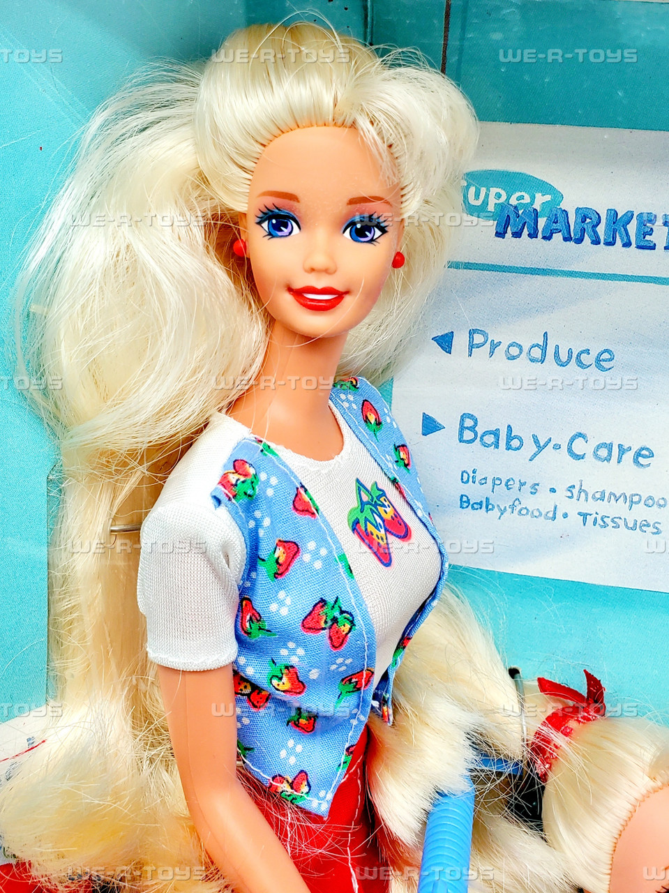Shoppin' Fun Barbie & Kelly Dolls Playset 1995 Mattel 15756 - We-R
