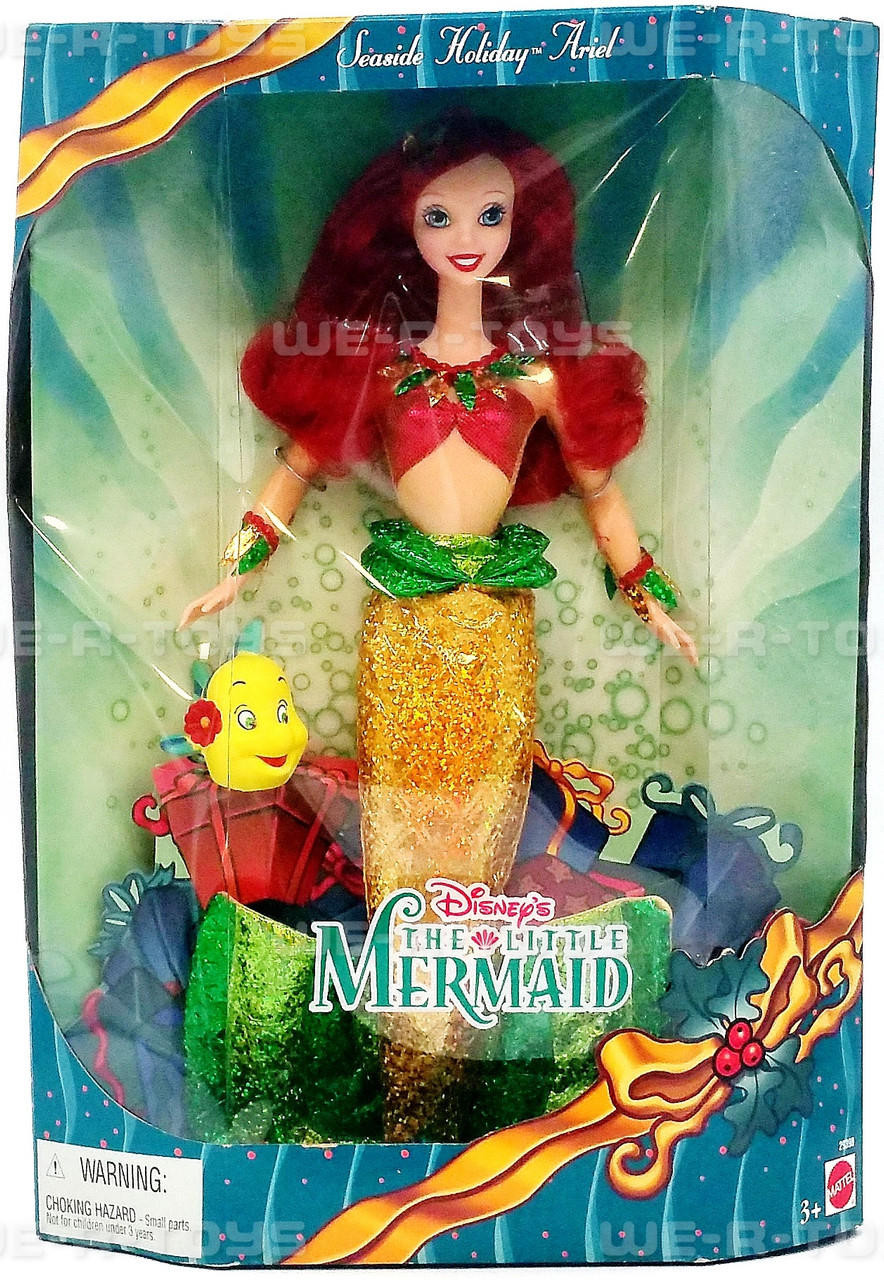 Disney's The Little Mermaid Seaside Holiday Ariel Doll 2000 Mattel #29398