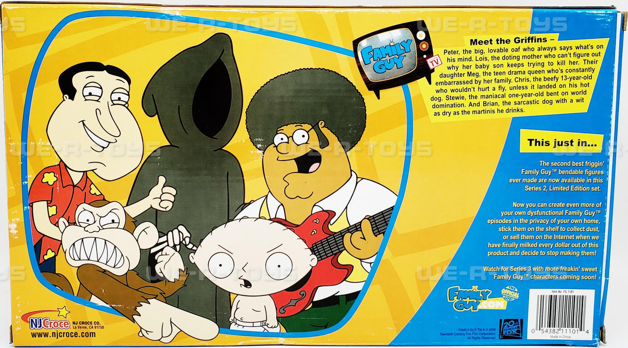 Family Guy Series 2 Another Freakin' Sweet Bendables Set NJ Croce