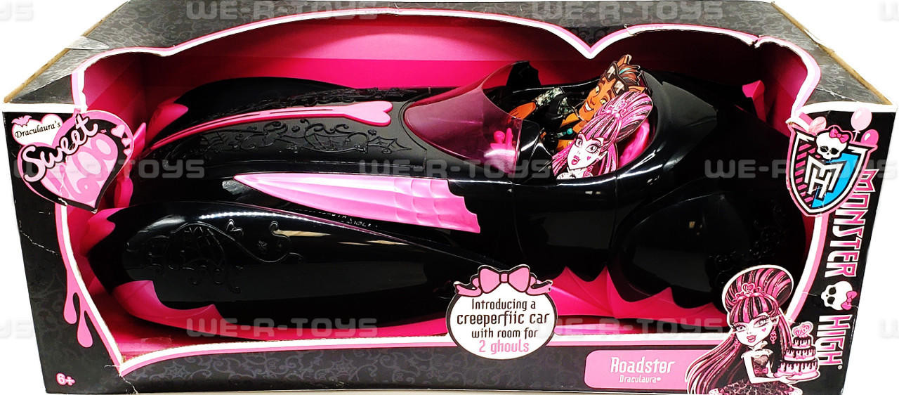 Monster High Draculaura's Sweet 1600 Roadster Vehicle Mattel 2011 #X0592  NEW - We-R-Toys