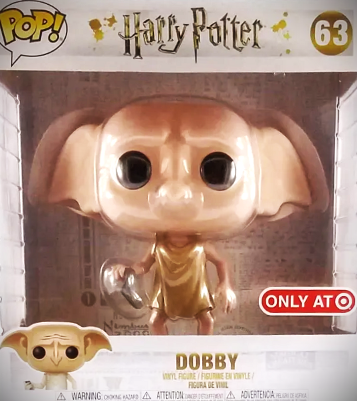 Funko Pop! 63 Harry Potter Super Size Dobby Vinyl Figure Target Exclusive  2018