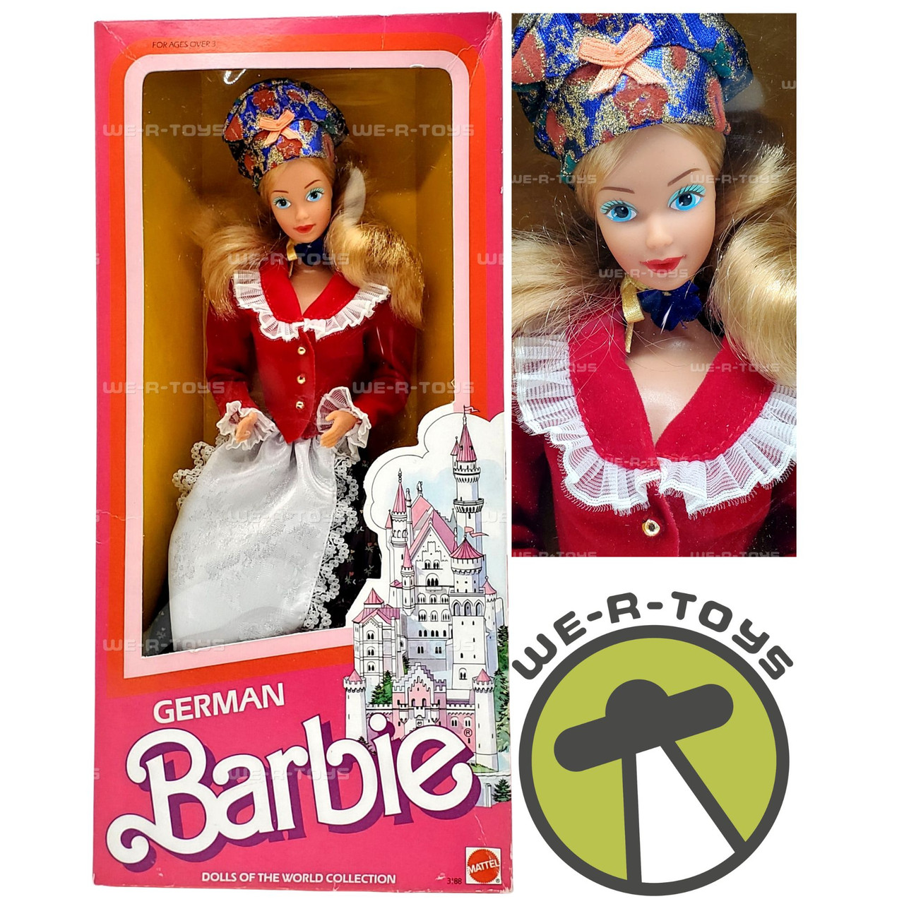 German Dolls of the World Collection Barbie Doll 1986 Mattel 3188