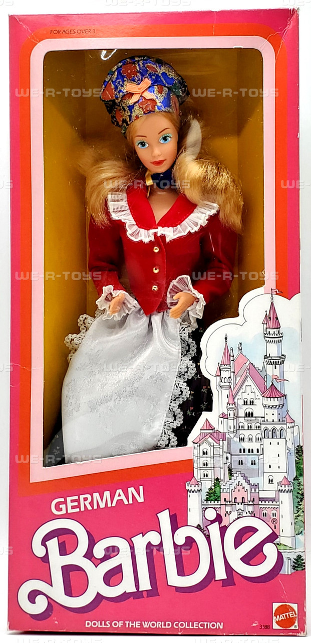 German Dolls of the World Collection Barbie Doll 1986 Mattel 3188