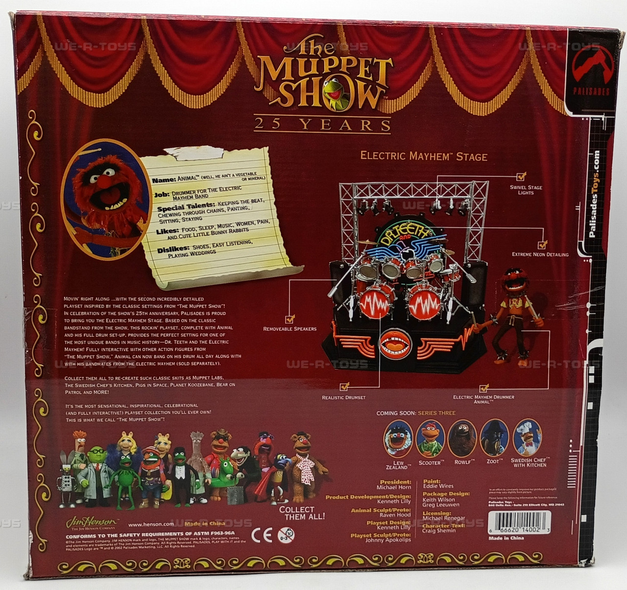 The Muppets Show: Animal and The Electric Mayhem Stage Set 2002