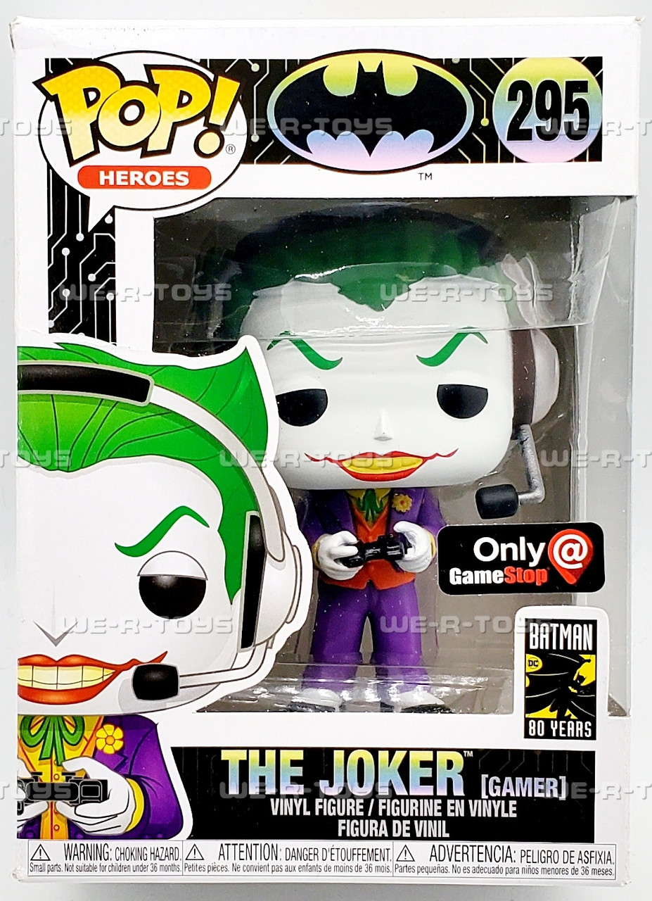 Funko POP Heroes DC Gamer Joker 295 Vinyl Figure GameStop