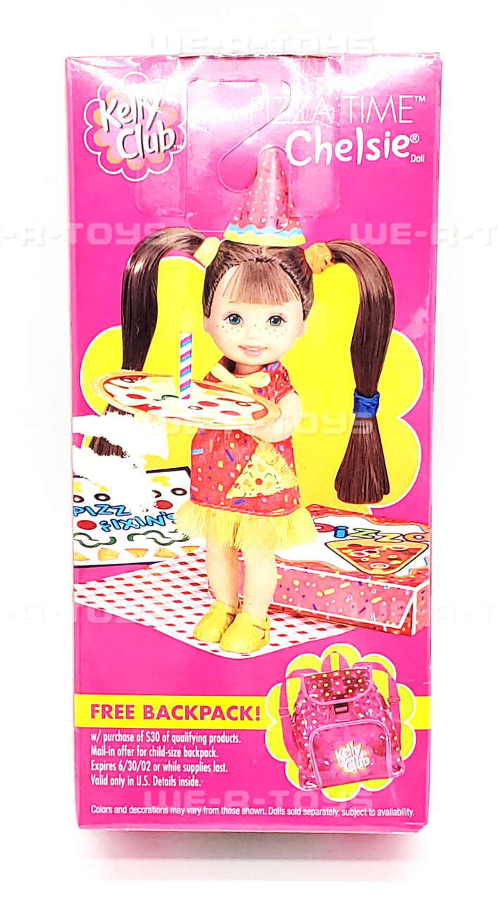 Barbie Kelly Club Pizza Time Chelsie Doll Party! 2001 Mattel NRFB 