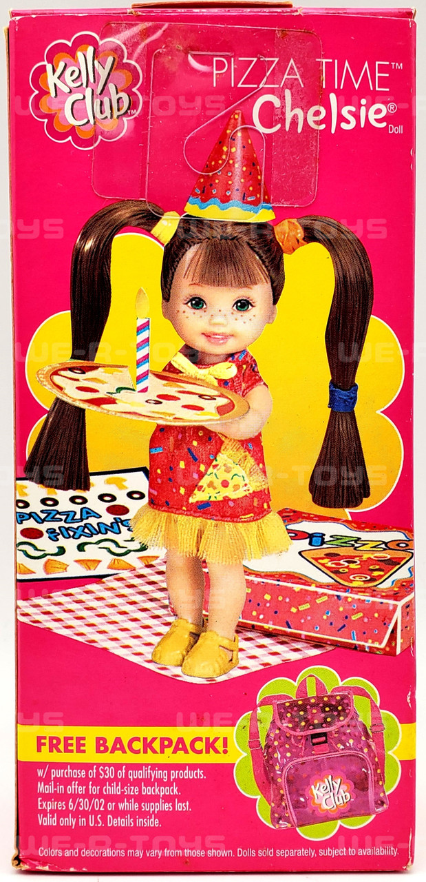 Barbie Kelly Club Pizza Time Chelsie Doll Party! 2001 Mattel 52751