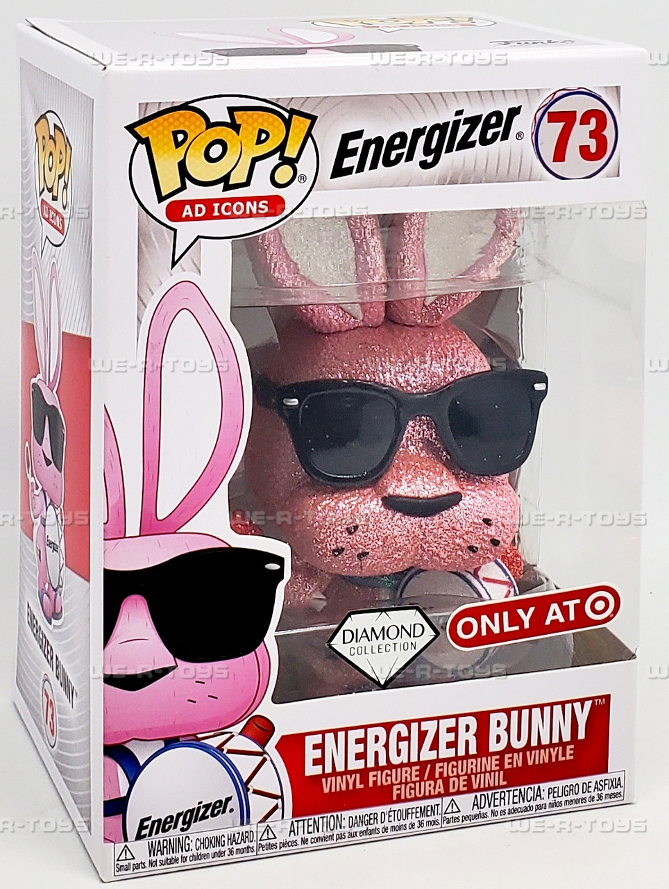 Funko Pop Ad Icons 73 Energizer Bunny Figure Diamond Collection