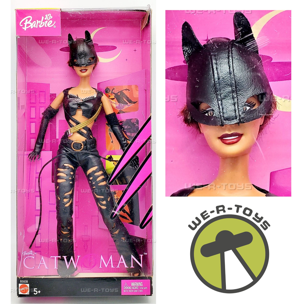 Barbie Doll as Catwoman DC 2004 Mattel B5838 - We-R-Toys