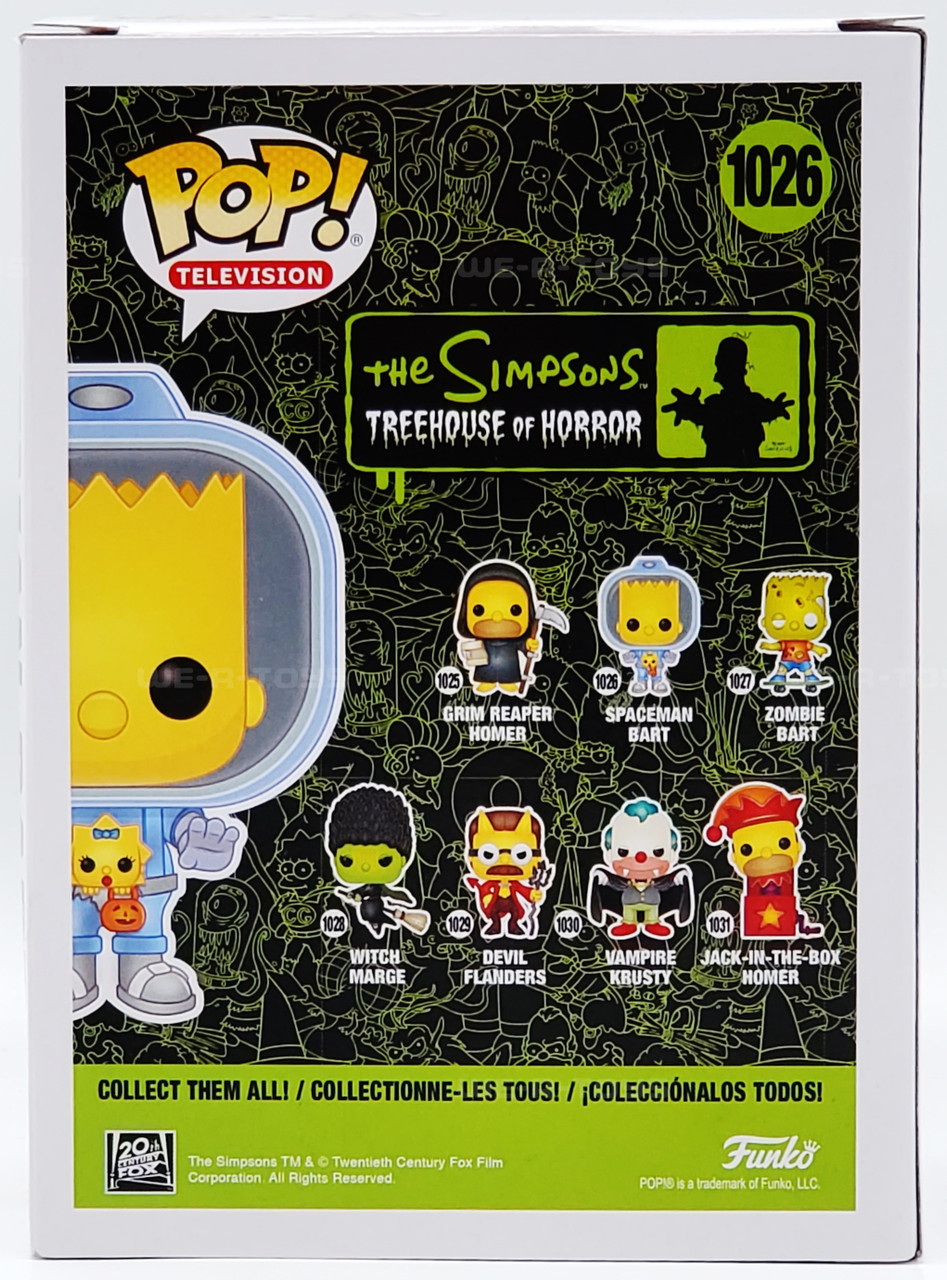 Funko Pop TV 1026 The Simpsons Treehouse of Horror Spaceman