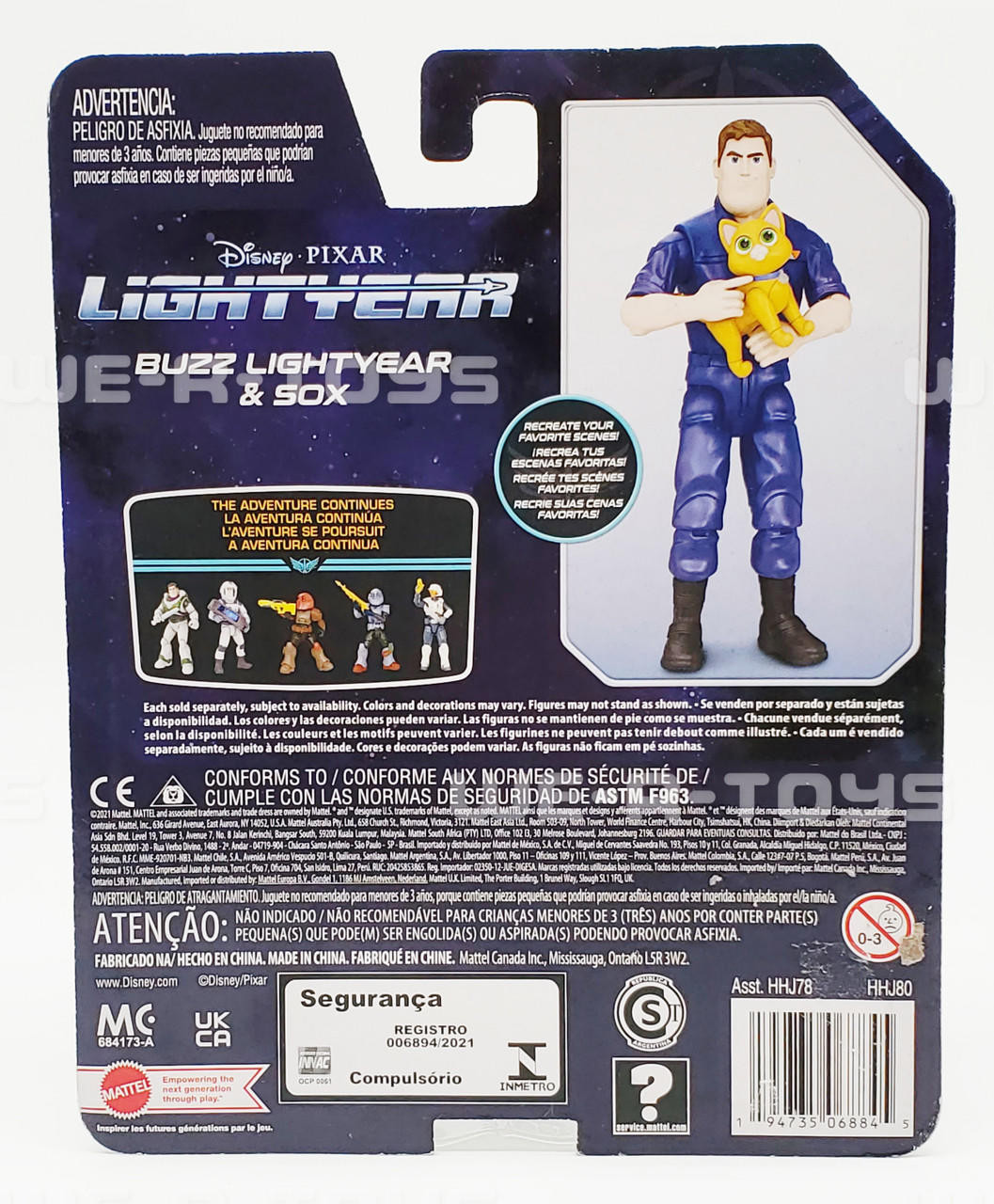 Bonecos Ação Lightyear Mattel Hhj78