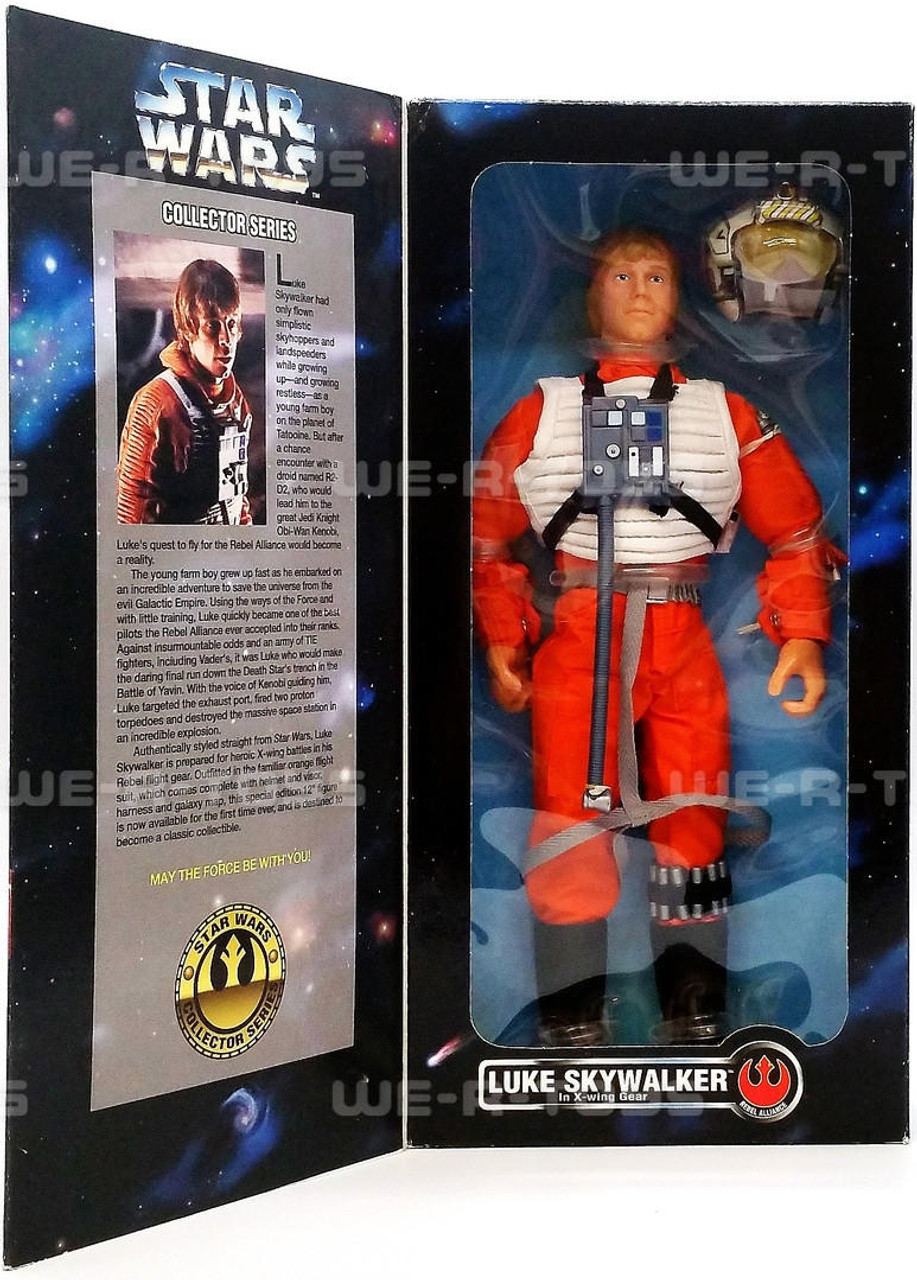 Star Wars Collector Series Luke Skywalker in X-wing Gear Figure 