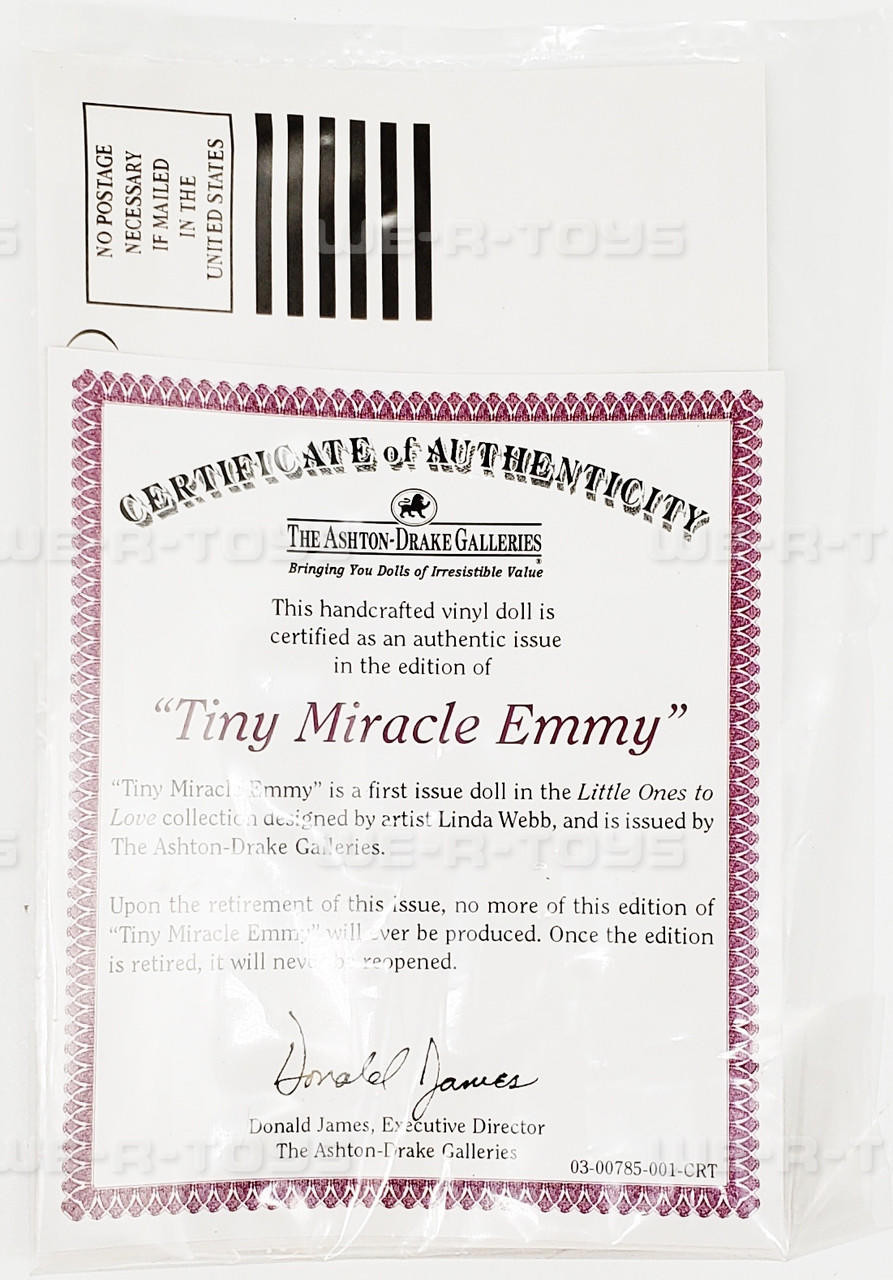 Poupée Tiny Miracles Hailey Ashton-Drake Poupée Tiny Miracles Hailey Ashton-Drake