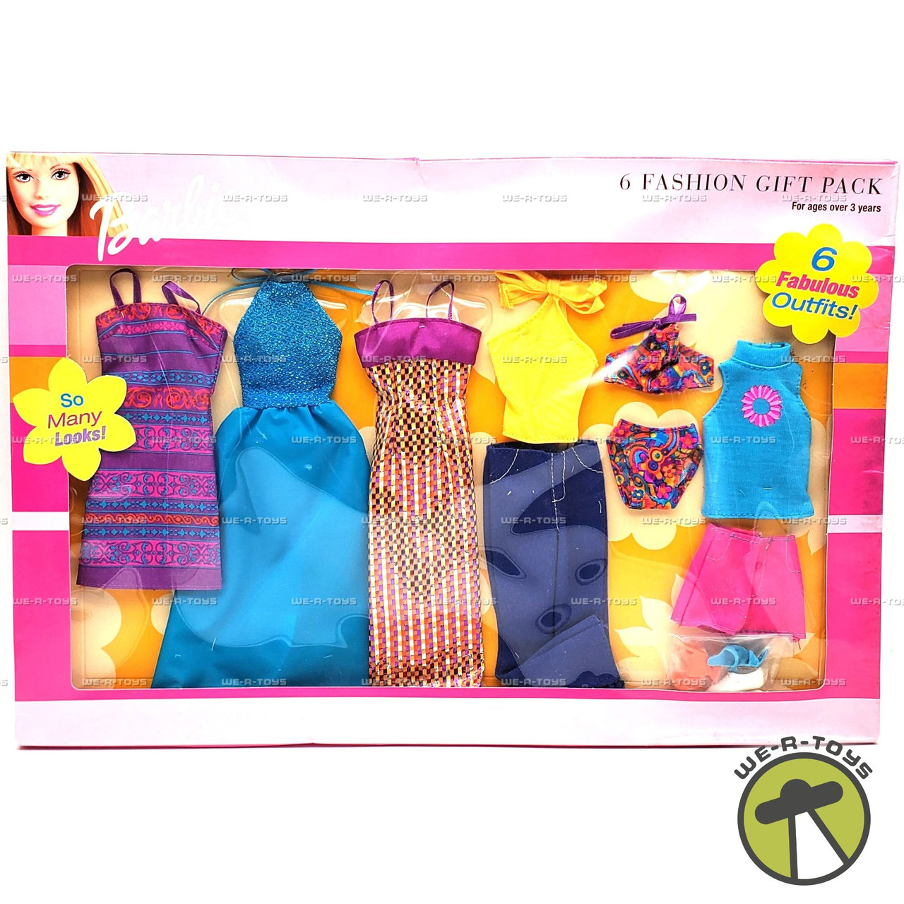 Barbie(バービー) 6 Fashion Gift Pack - 6 Complete Fashions for Every Occasion! (2000) ドール 人形 Barbie バービー Vintage 6-Fashion Gift Set 1992