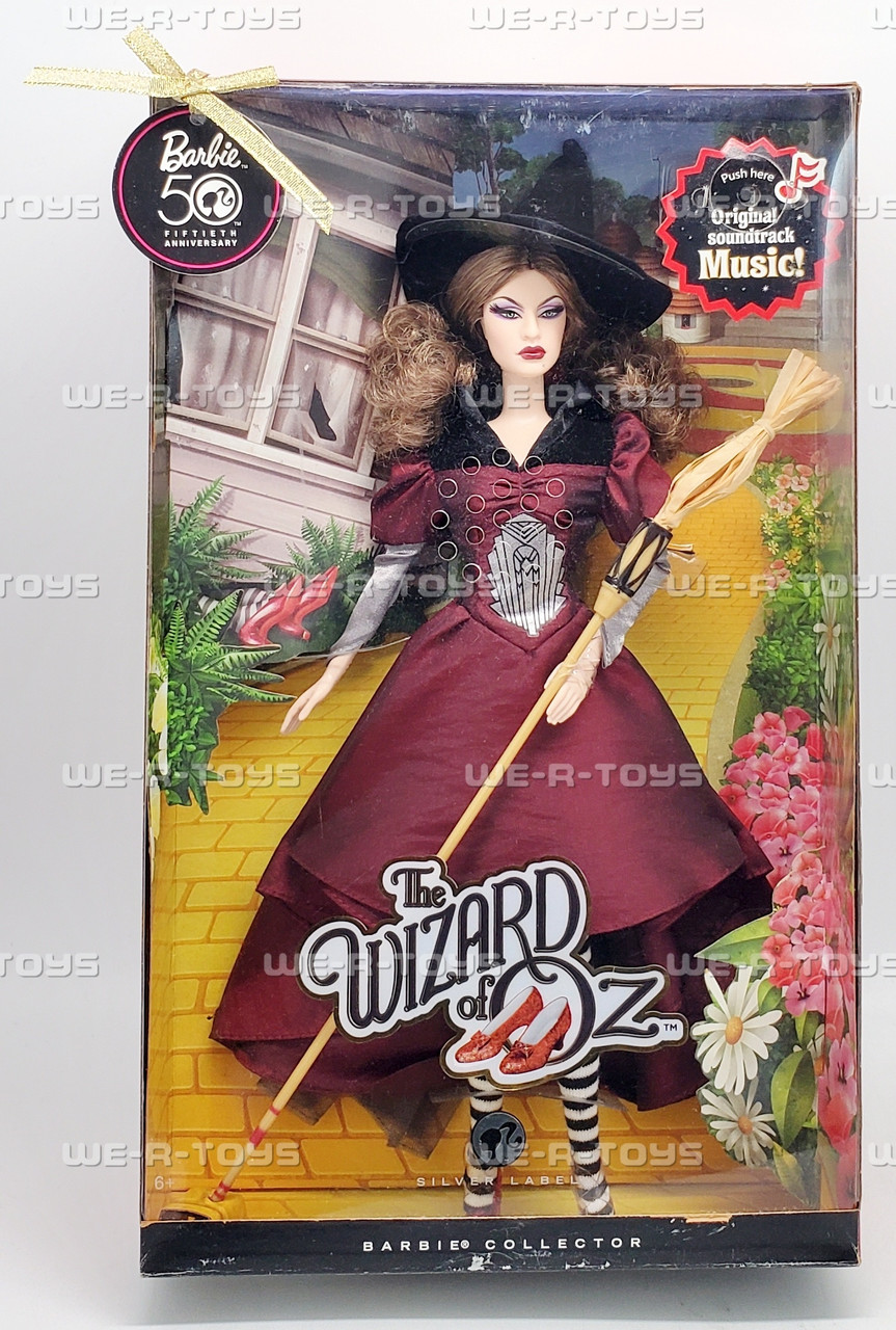 Barbie Wicked Witch of the East Doll The Wizard of Oz Silver Label