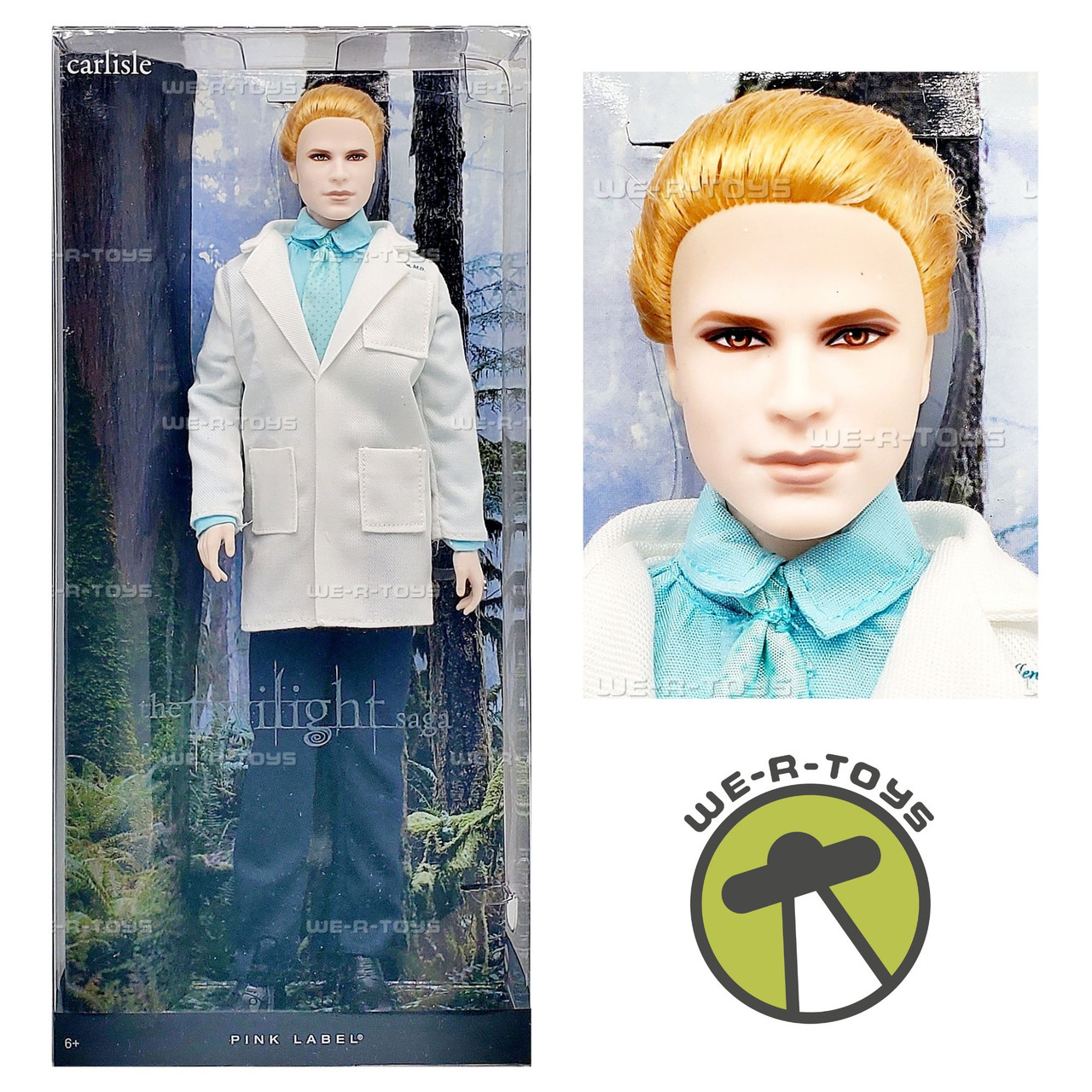 The Twilight Saga Breaking Dawn Carlisle Barbie Pink Label 2012