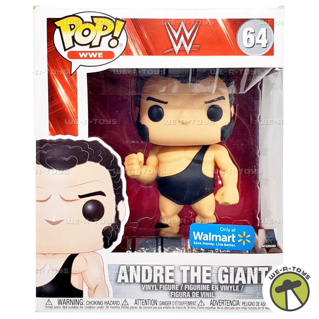 Funko Pop! WWE 64 Andre The Giant Vinyl Figure Walmart Exclusive
