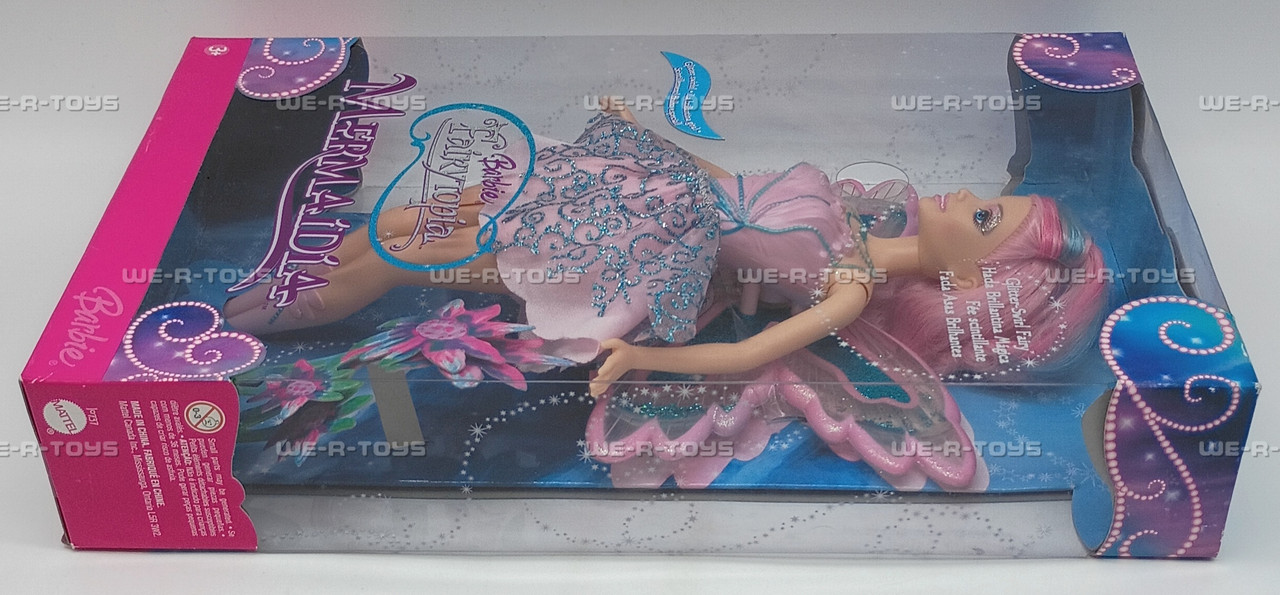 Barbie Fairytopia Mermaidia Glitter Swirl Fairy 2006 Mattel Barbie Fairytopia Mermaidia Glitter Swirl Fairy 2006 Mattel