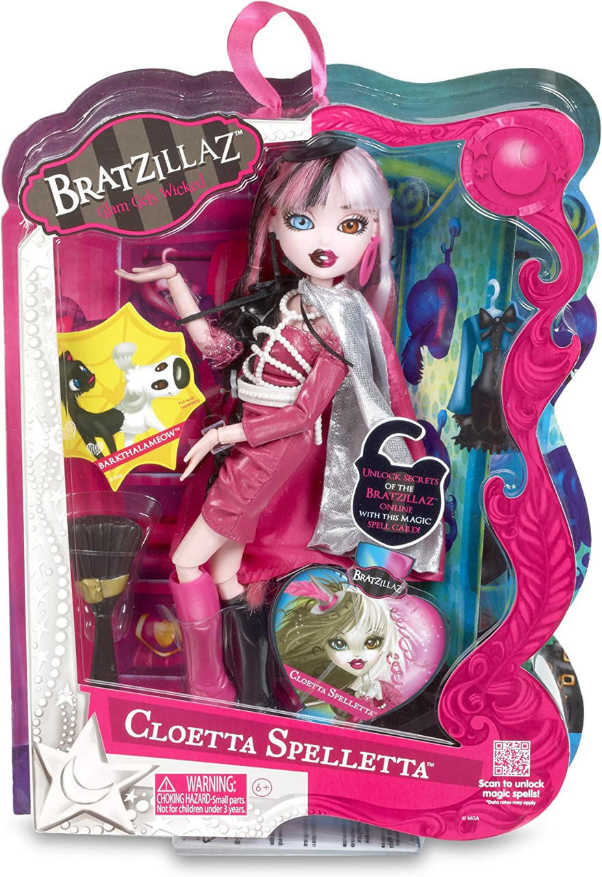 Bratzillaz Glam Gets Wicked Cloetta Spelletta Doll 2012 MGA Entertainment  517337