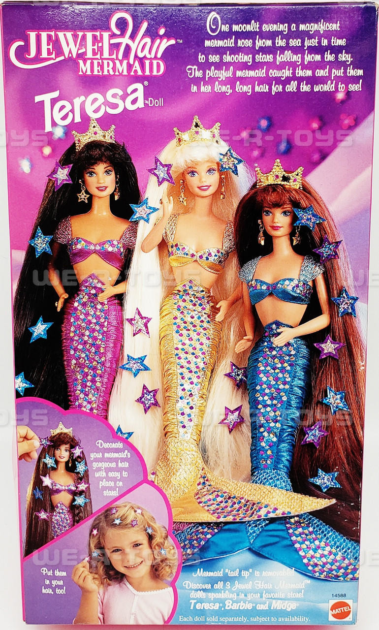 Barbie Jewel Hair Mermaid Teresa Doll The Longest Hair Ever Mattel 