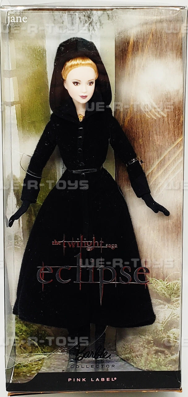 Twilight Saga Eclipse Jane Barbie Collector Doll Pink Label Mattel #T7676  NEW