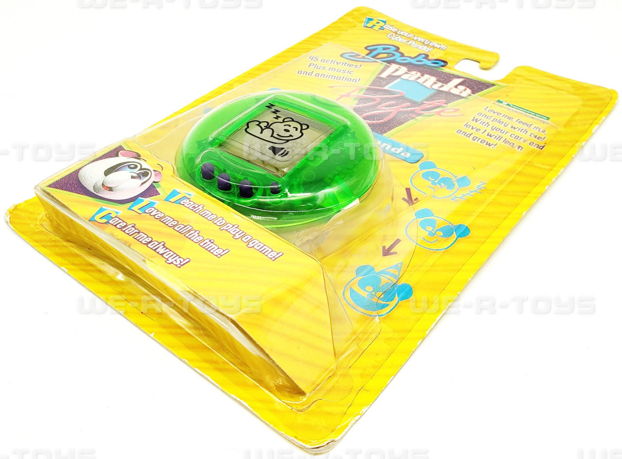 【未開封】ボボパンダバイト BObo Panda Byte Bobo Panda Byte Virtual Panda Pet Green Trendmasters 1997