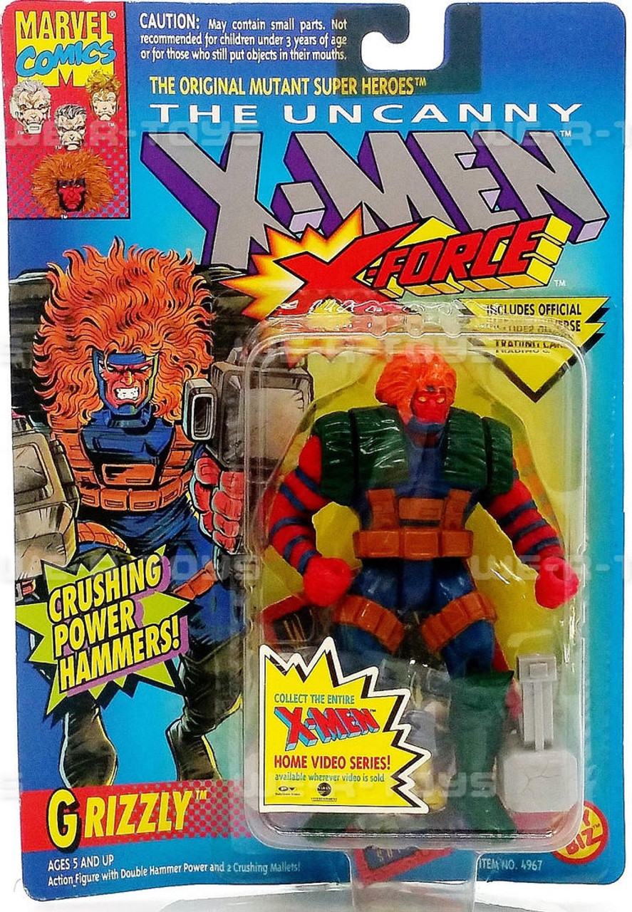 NRFP　X-Force　Grizzly　Power　Figure　Marvel's　Hammers　Crushing　Uncanny　The　W/　X-Men　We-R-Toys