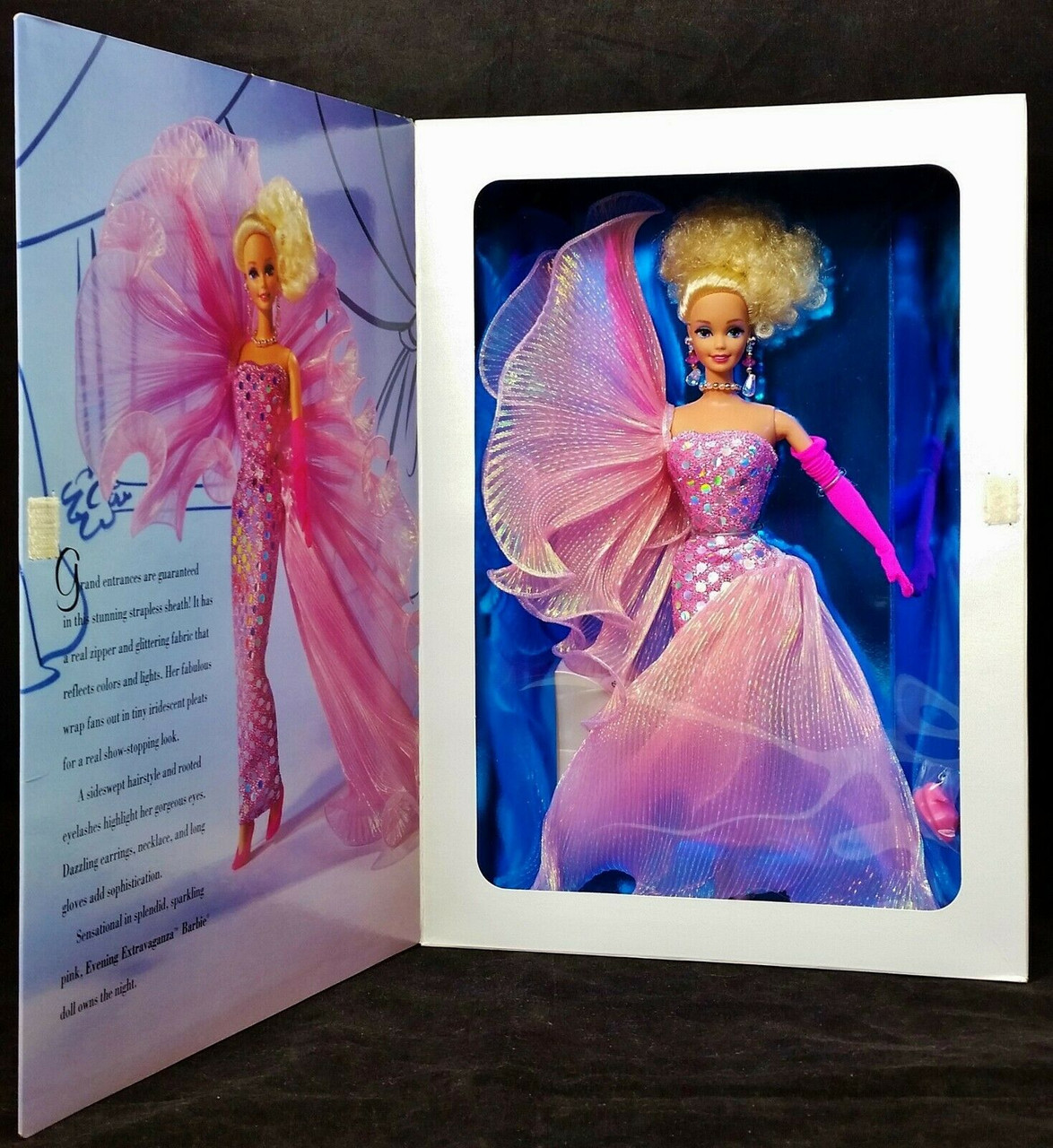 Barbie Evening Extravaganza Kitty Black Perkins Autographed Box