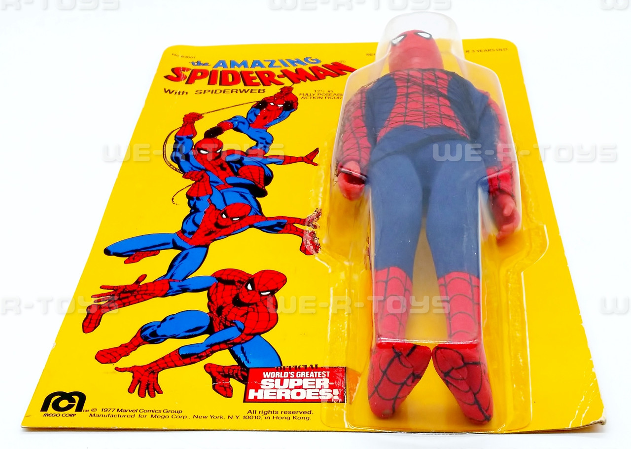 スパイダーマン メゴ社 12.5インチ フィギュア マーベル ビンテージ 未開封品］メゴ社 MEGO アメイジング スパイダーマン フィギュア