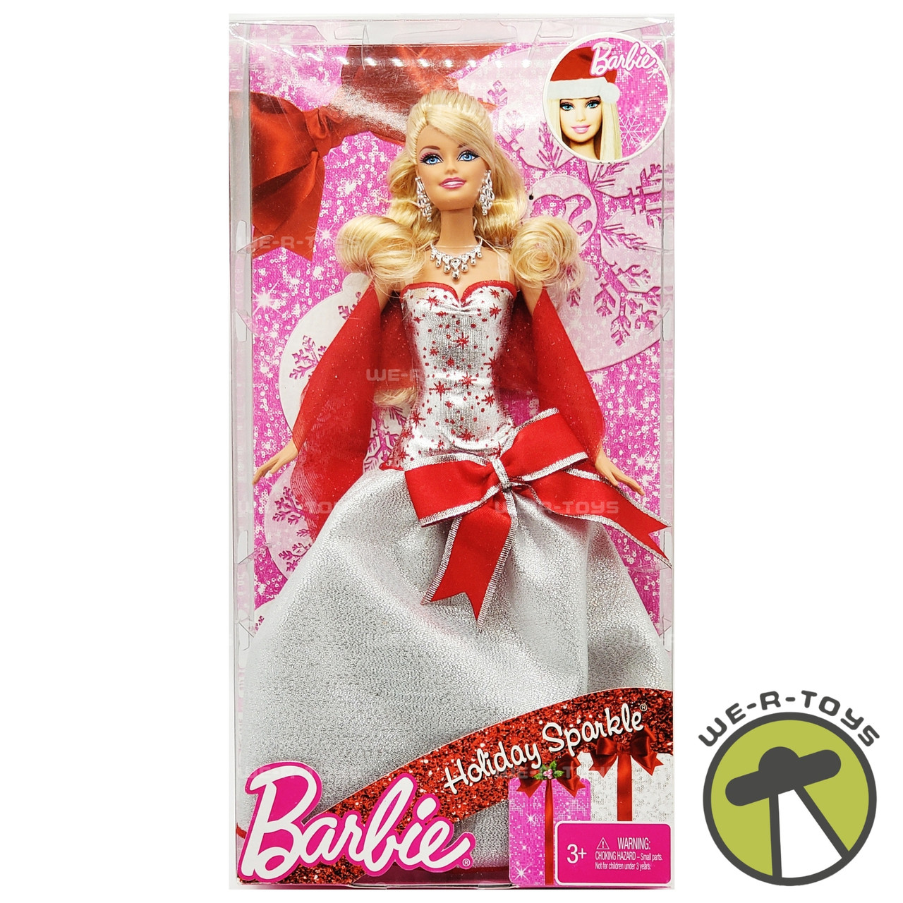 Holiday Sparkle Barbie Doll 2010 Mattel No. V4415 NRFB