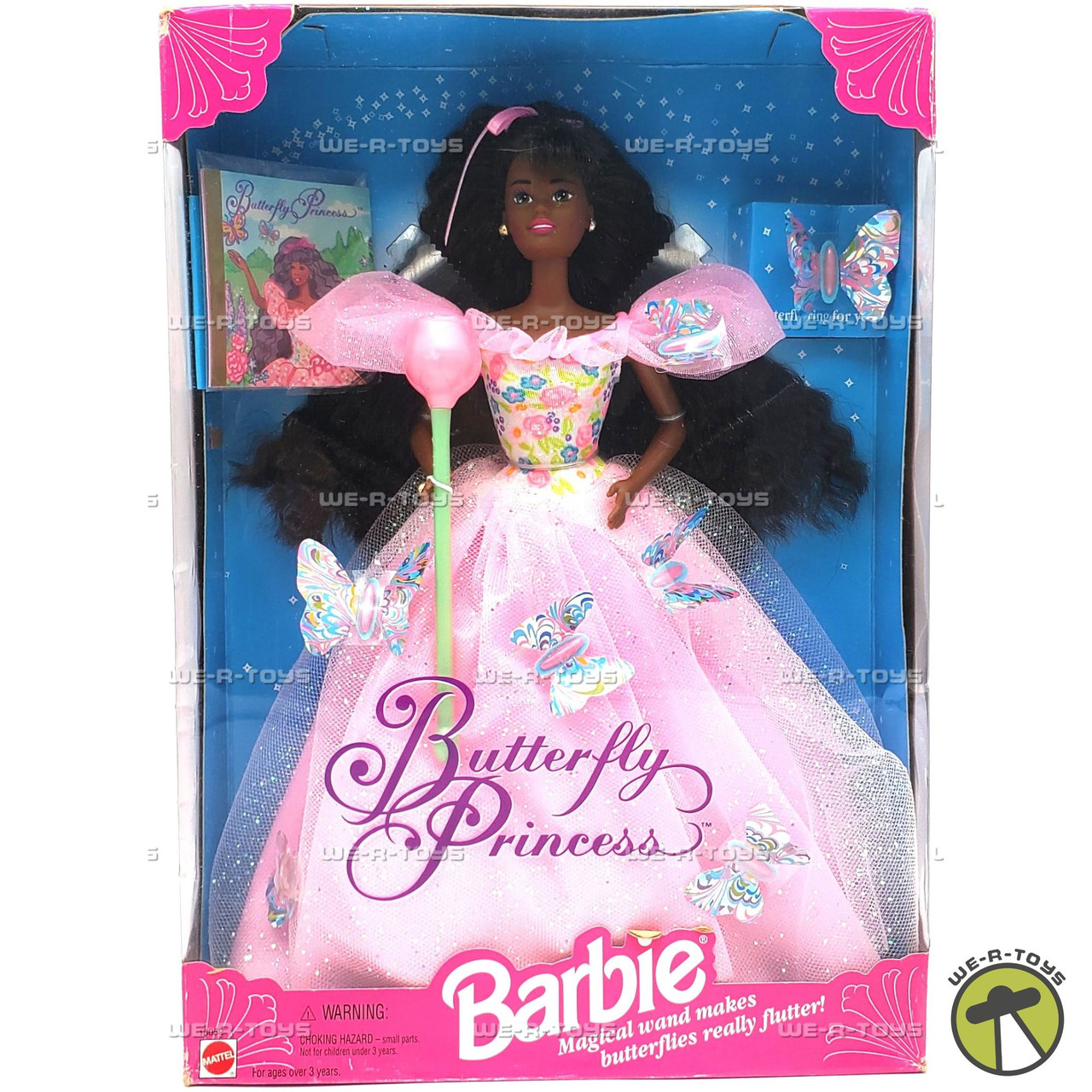 Barbie Butterfly Princess African American Doll Mattel 1994 #13052