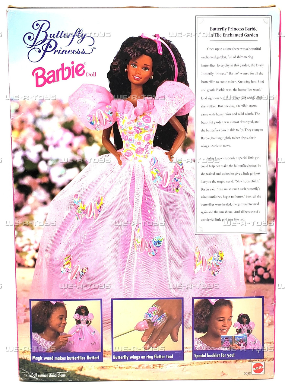 Barbie Butterfly Princess African American Doll Mattel 1994 #13052