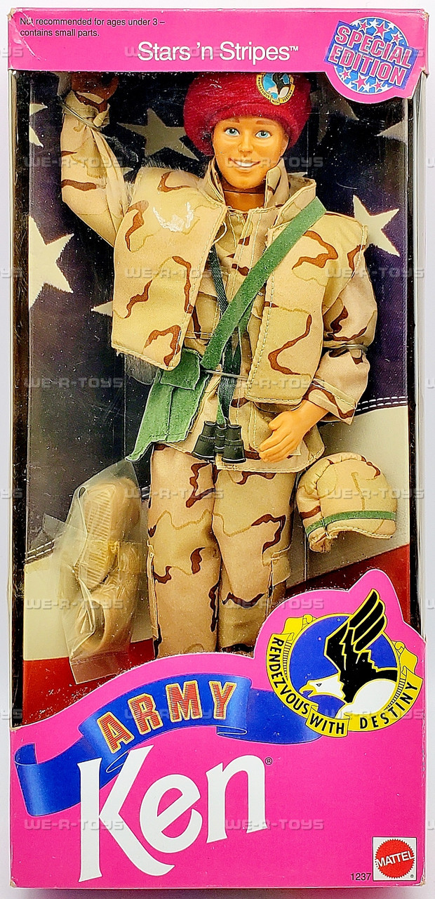 Barbie Army Ken Stars 'n Stripes Special Edition Doll 1992 Mattel