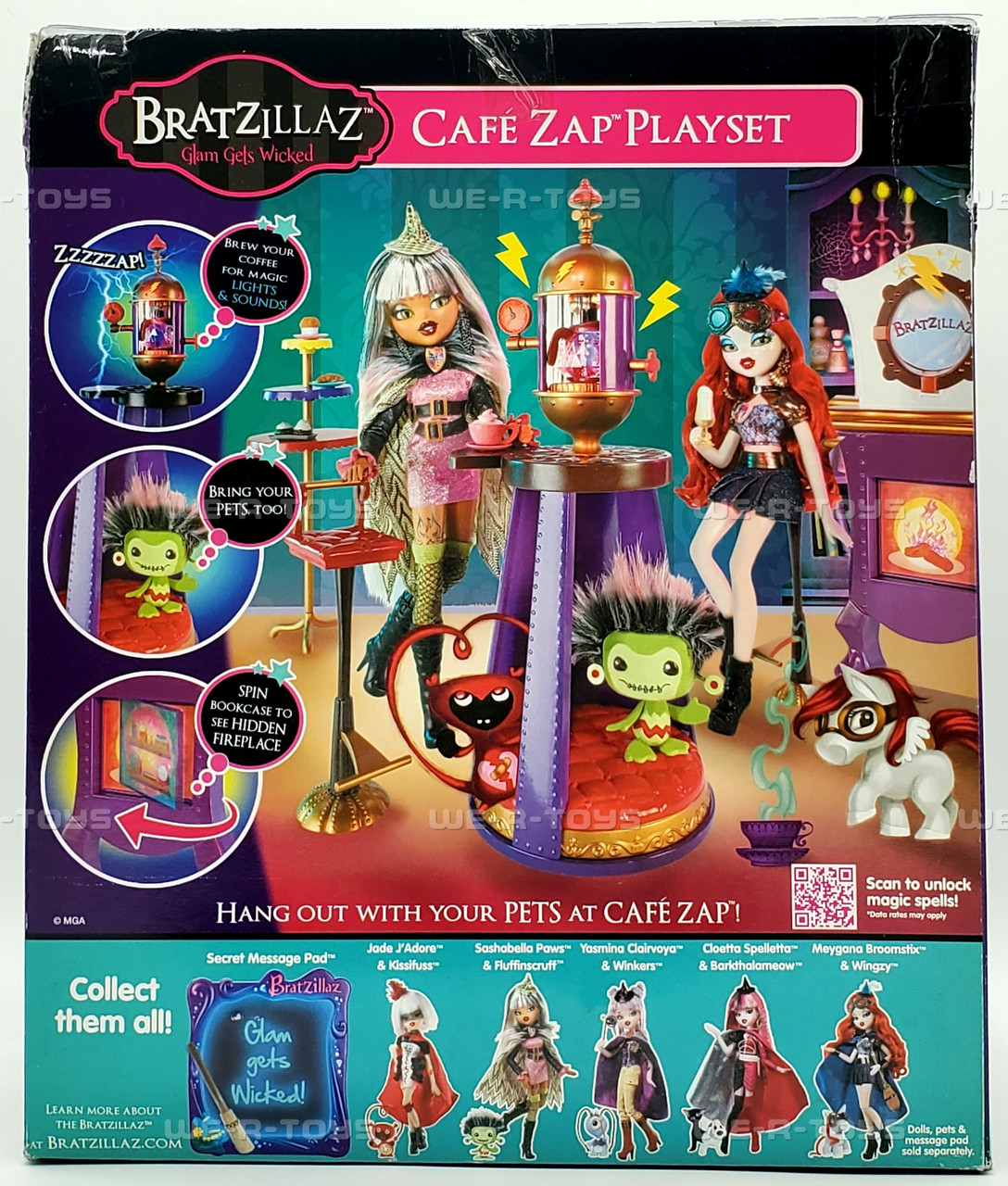 Bratzillaz Glam Gets Wicked Cafe Zap Playset MGA Entertainment