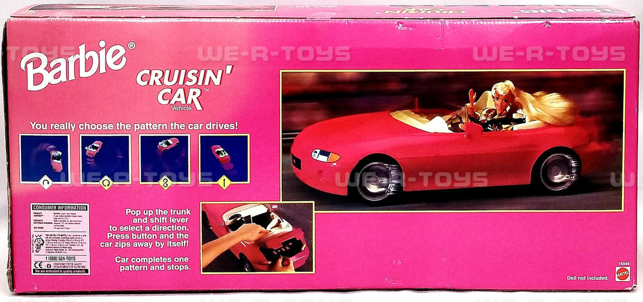 Barbie Motorized Cruisin' Car Vehicle 1996 Mattel #16544